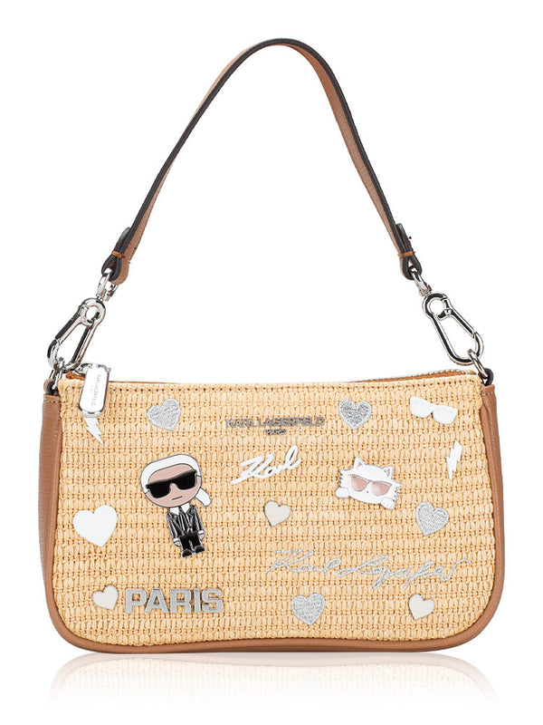 Bolso De Mano Karl Lagerfeld Beige