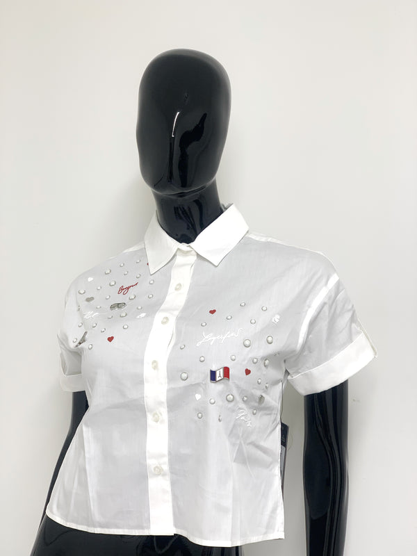 Camisa Karl Lagerfeld Blanco