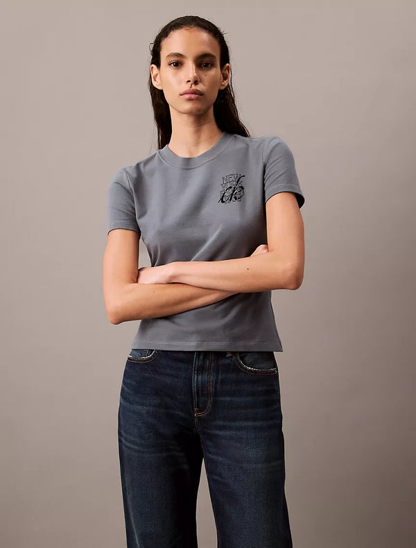 T-shirt  Calvin Klein Azul W