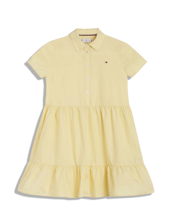 Vestido Tommy Hilfiger Amarillo Kids