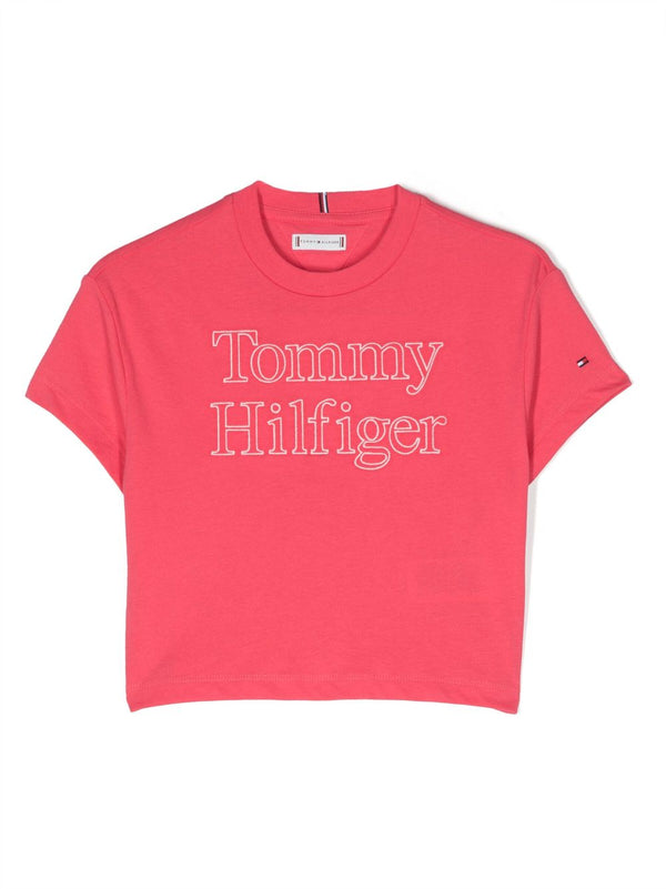 T-shirt Tommy Hilfiger Fucsia Kids