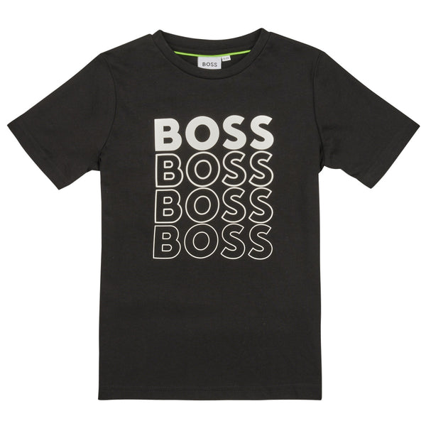 T-shirt Hugo Boss Negro Kids