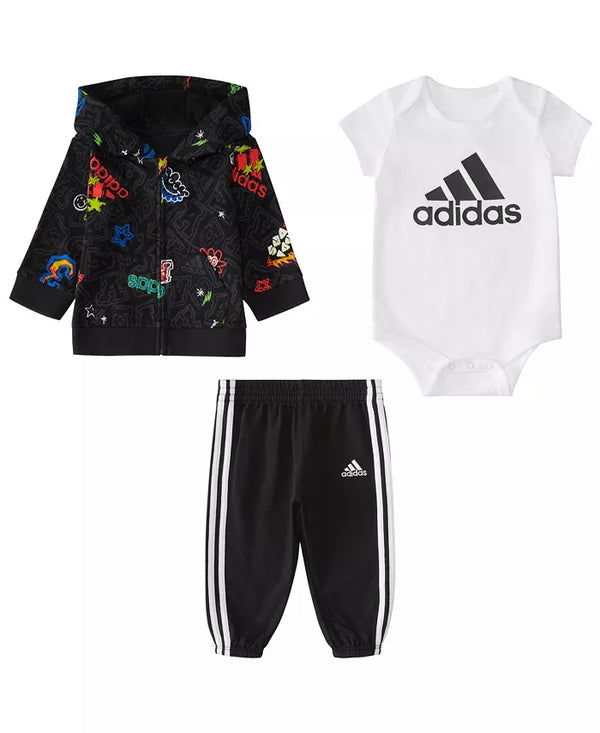 Conjunto Adidas Negro Kids