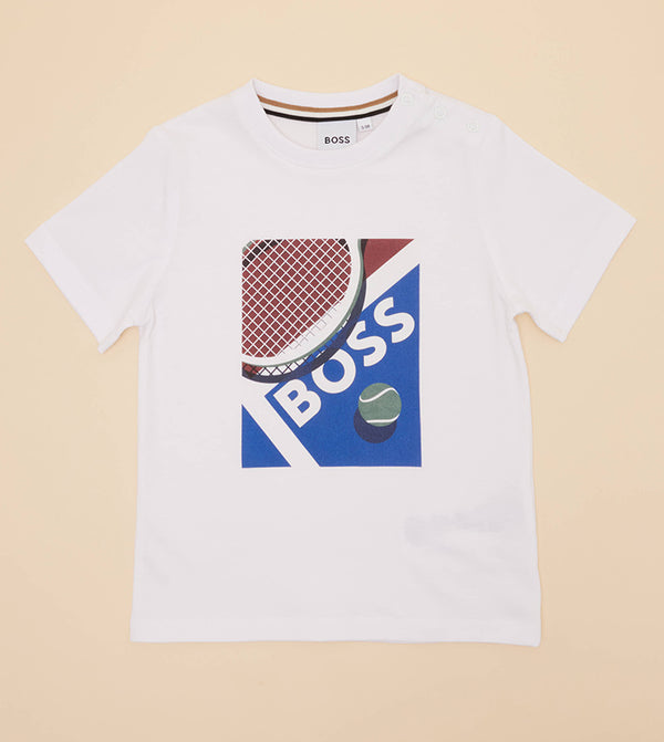 T-shirt Hugo Boss Blanco Kids