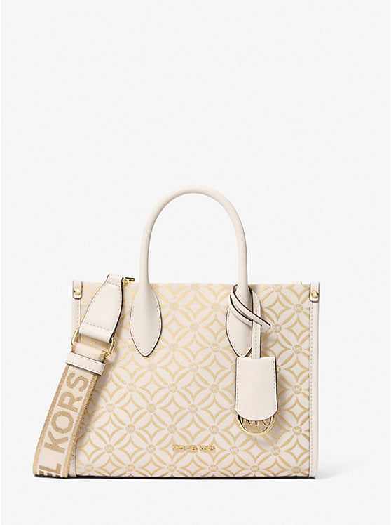 Bolso Manos Libres Michael Kors Beige Estampado