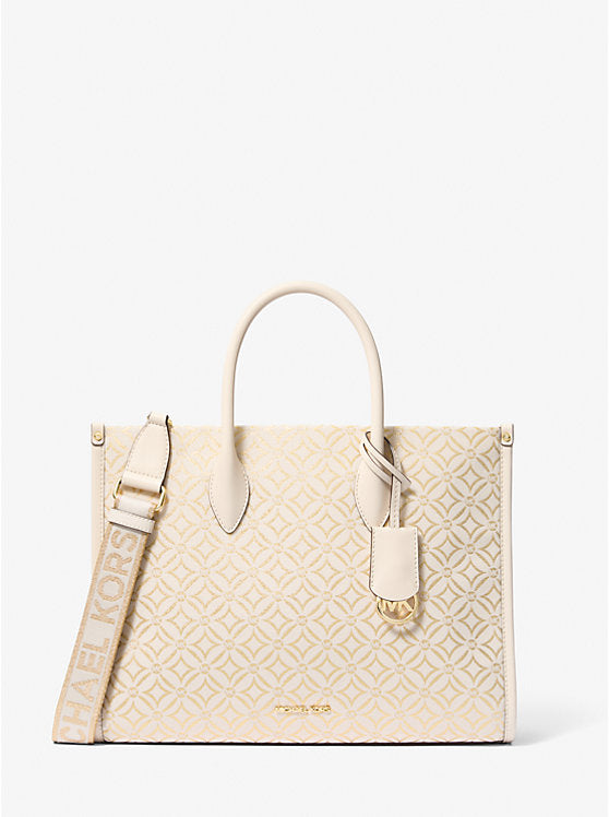 Bolso De Mano Michael Kors Beige Estampado