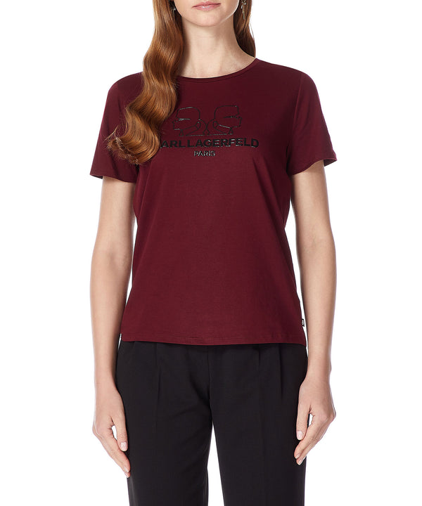 T-Shirt Karl Lagerfeld Vino Tinto