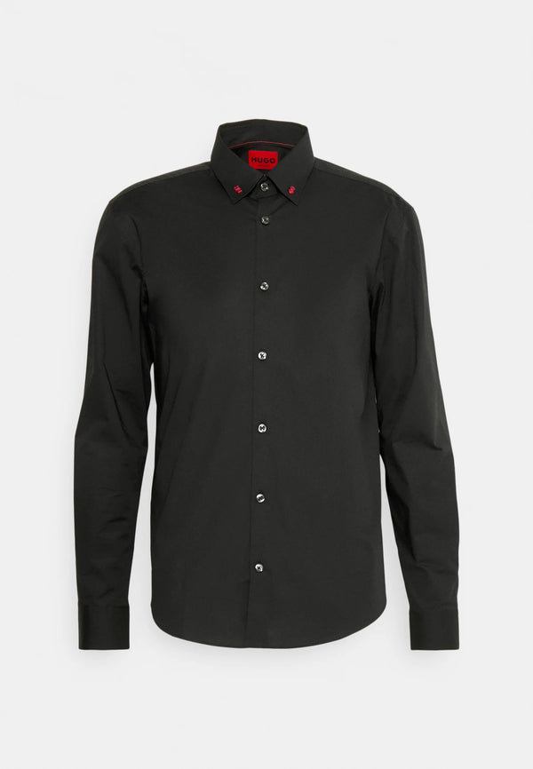 Camisa Manga Hugo Boss Negro