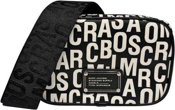 Bolso Manos Libres Marc Jacobs Negro Estampado