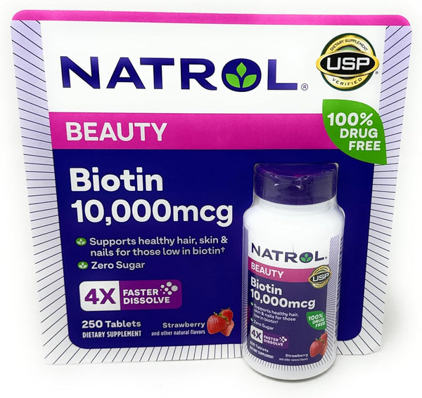 Natrol Biotin 5000 mcg 250 Capsulas