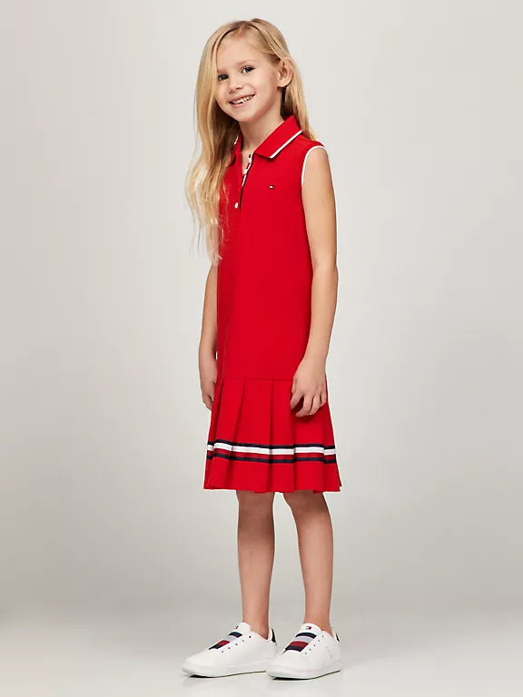 Vestido Tommy Hilfiger Rojo Kids