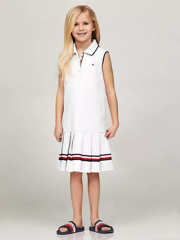 Vestido Tommy Hilfiger Blanco Kids