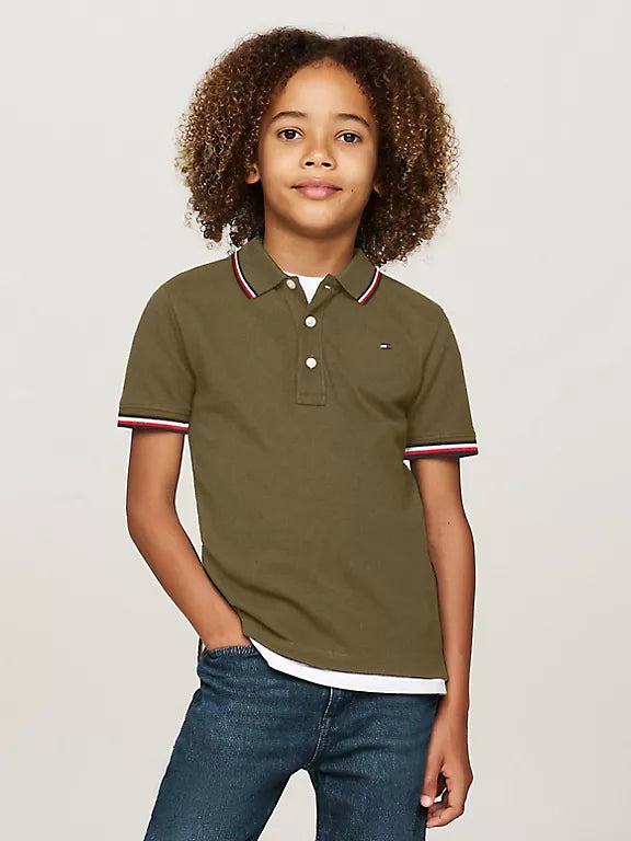 Polo Tommy Hilfiger Verde Kids