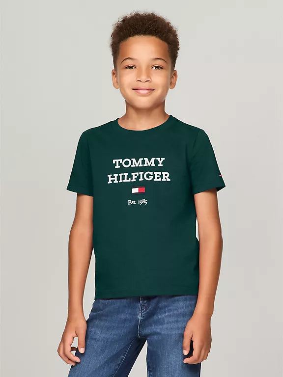 T-shirt Tommy Hilfiger Verde Kids