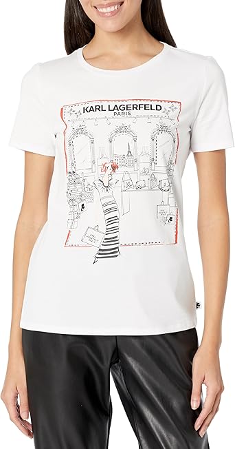 T-Shirt Karl Lagerfeld Blanco