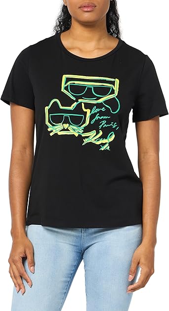 T-Shirt Karl Lagerfeld Negro