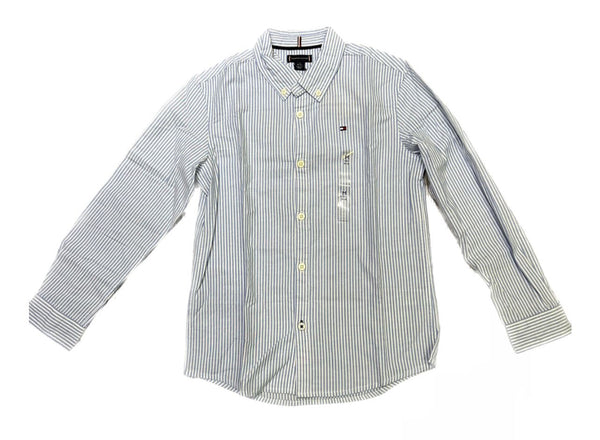 Camisa Manga Larga Tommy Hilfiger Azul Kids