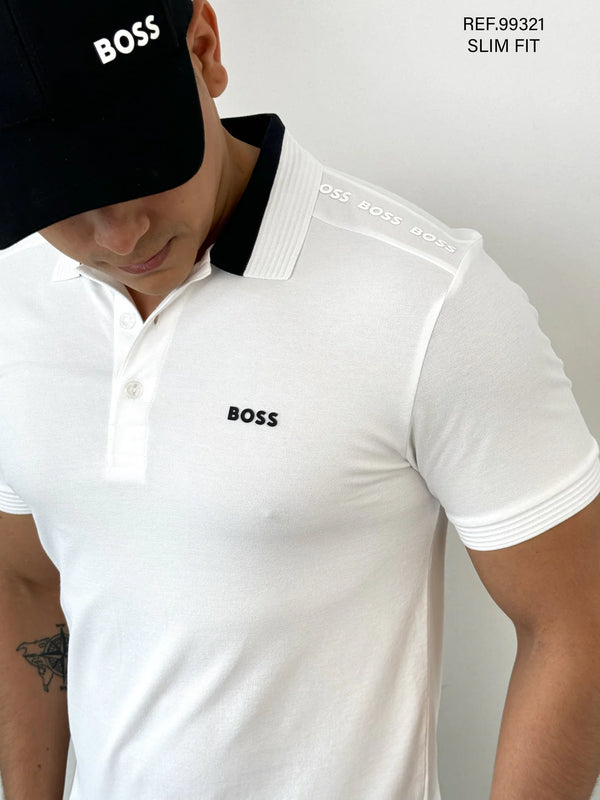 Polo Hugo Boss Blanco