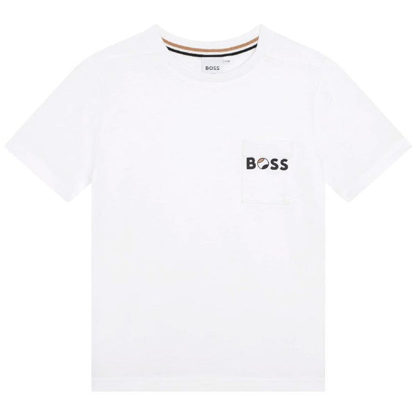 T-shirt Hugo Boss Blanco Kids