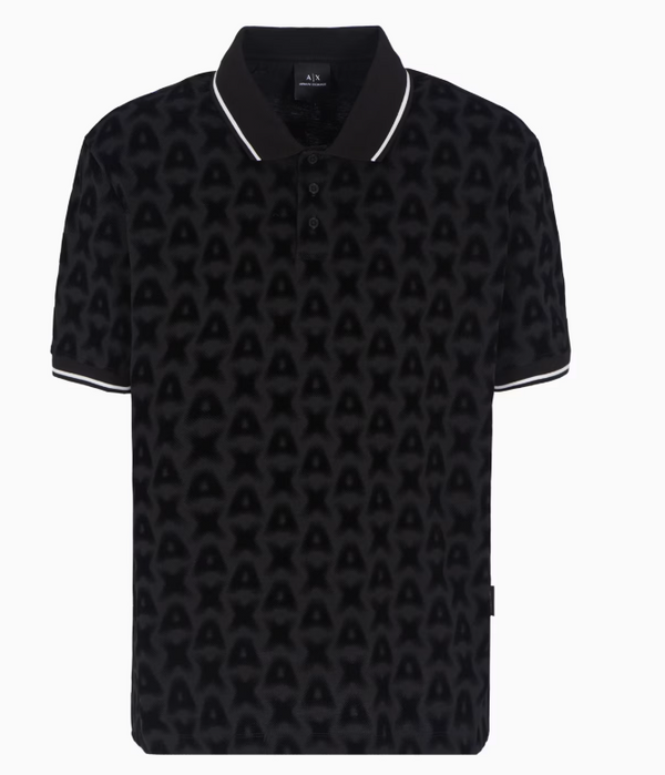 Polo Armani Exchange Negra