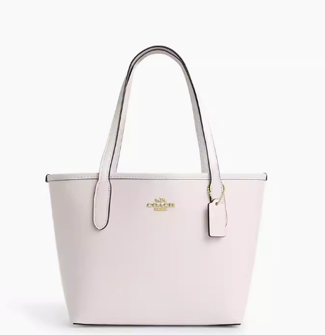 Bolso Manos Libres Coach Beige Mini Tote