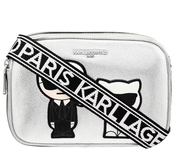 Bolso Manos Libres Karl Lagerfeld  Plateado