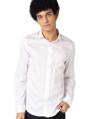 Camisa Manga Larga Armani Exchange Blanco