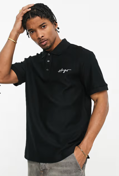 Polo Hugo Boss Negro