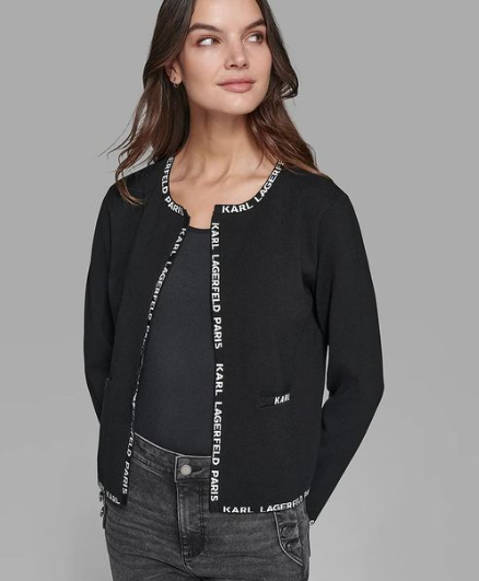 Cardigan Karl Lagerfeld Negro