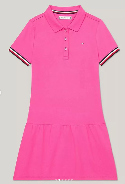 Vestido Tommy Hilfiger Fucsia Kids