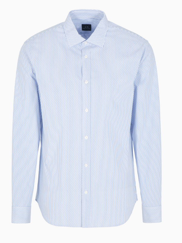 Camisa Manga Larga Armani Exchange Azul