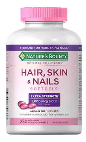 Hair Skin & Nails Nature´s Bounty 250 Capsulas Blandas