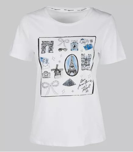 T-Shirt Karl Lagerfeld Blanco