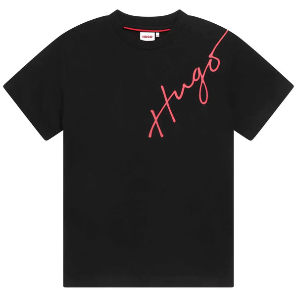 T-shirt Hugo Boss Negro Kids