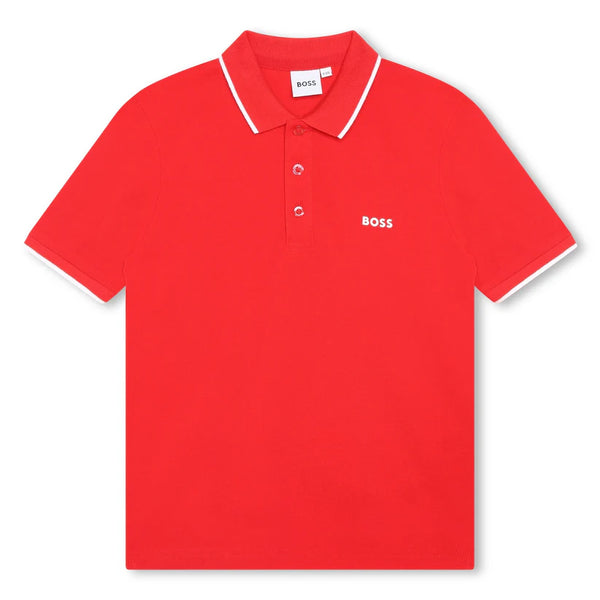 Polo Hugo Boss Roja Kids