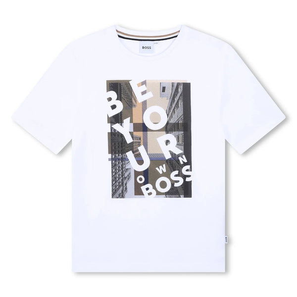 T-shirt Hugo Boss Blanco Kids