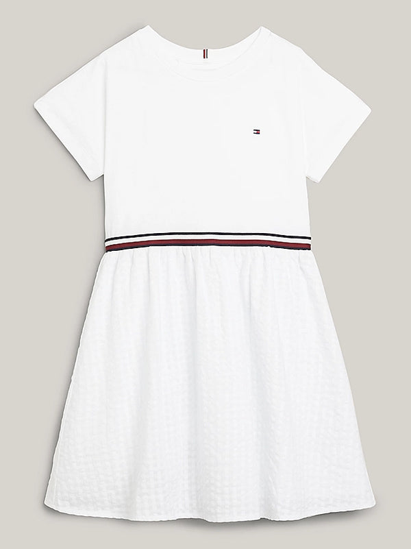 Vestido Tommy Hilfiger Blanco Kids