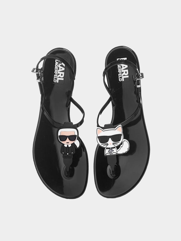 Sandalias Karl Lagerfeld Negro