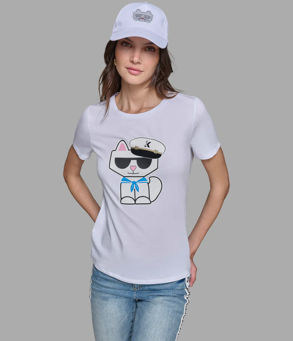 T-Shirt Karl Lagerfeld Blanco