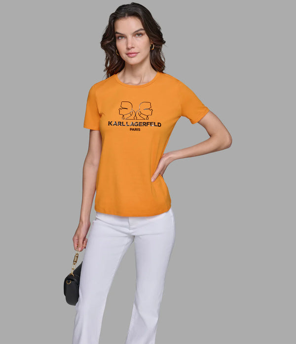 T-Shirt Karl Lagerfeld Naranja