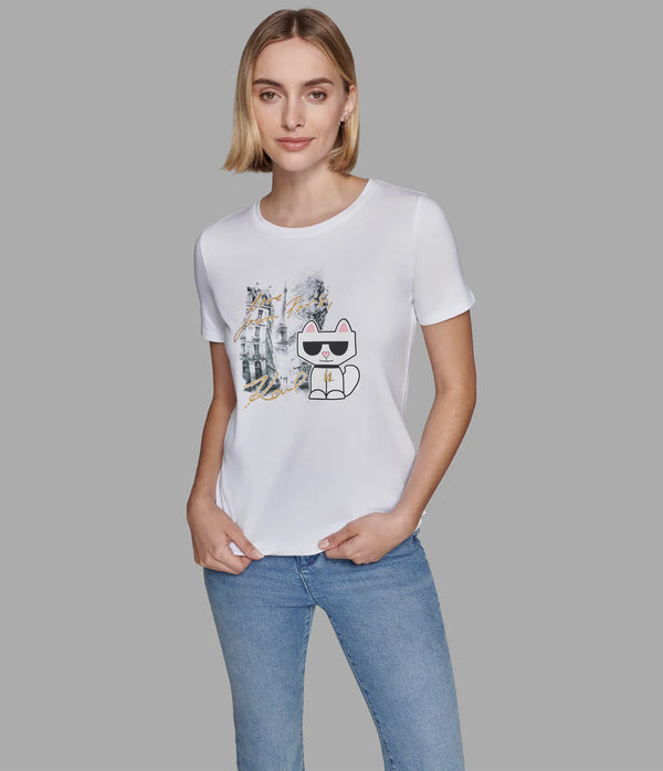 T-Shirt Karl Lagerfeld Blanco