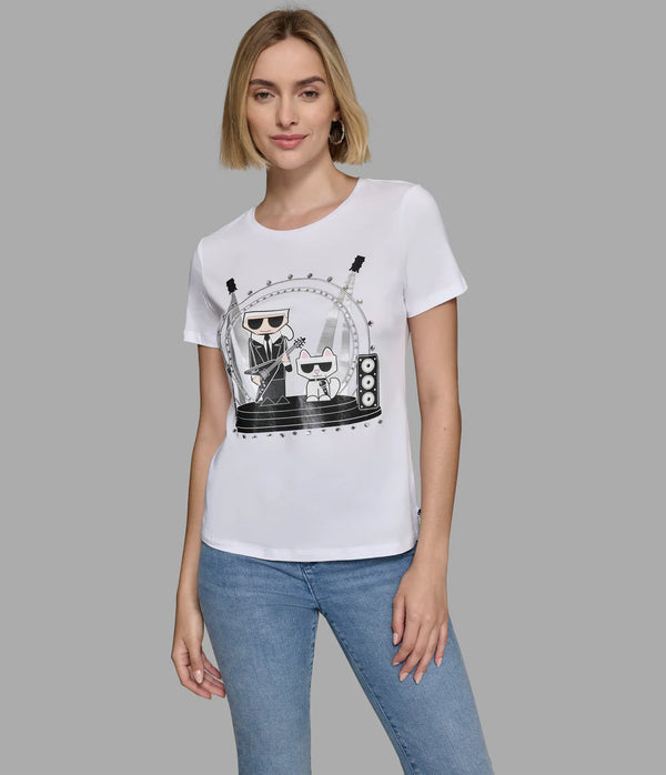 T-Shirt Karl Lagerfeld Blanco