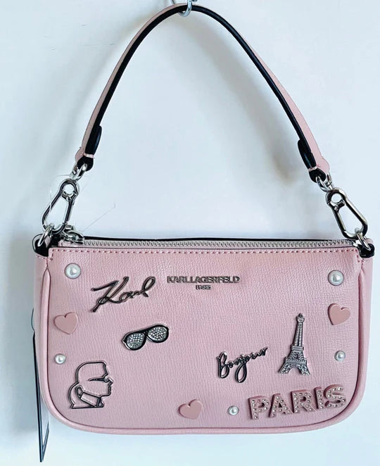 Bolso Manos Libres Karl Lagerfeld Rosado