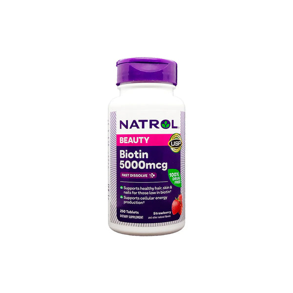 MELATONINA BIOTIN NATROL 5000 MCG 250 TAB.