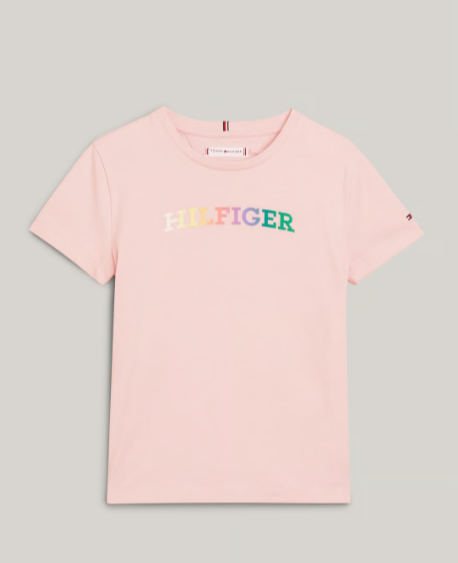 T-shirt Tommy Hilfiger Rosada Kids