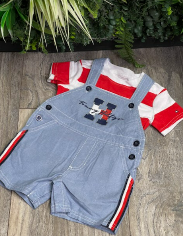 Enterizo Tommy Hilfiger Azul Kids