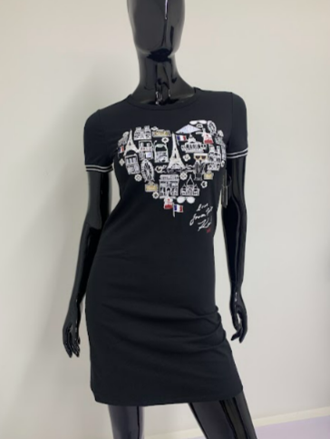 Vestido Karl Lagerfeld Negro