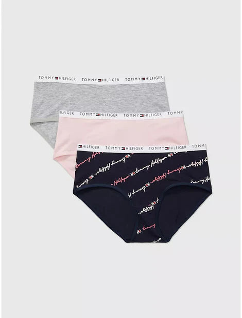 Panty Pack x3 Tommy Hilfiger Azul Kids