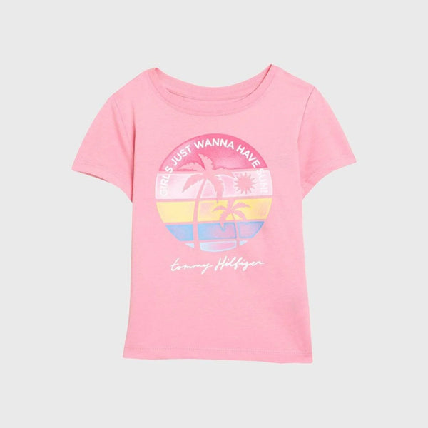 T-shirt Tommy Hilfiger Rosado Kids