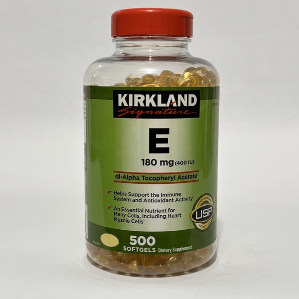 Kirkland Signature, Vitamin E 180 Mg 500 Capsulas Blandas